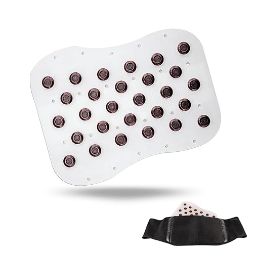 Lower Back Support for Nikken Kenko MagFlex 14471 Use w/ Kenko Therm Back Belt for Posture Corrector Magnet Care for Neck & Lumbar Pain Lumbar Brace Magnetic Therapy Pad & Office Chair Support