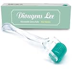 Derma Roller for Face, Beard & Body – 192 Stainless Steel Microneedling Roller for Personal Grooming – Lightweight Handle with Storage Case