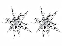 3pcs White Cow Pattern