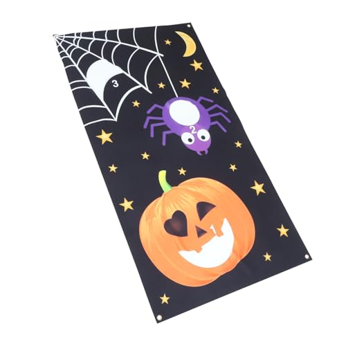 Drapeau suspendu Vaguelly pour occuper les enfants avec un jeu de lancer de sable sans danger