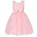 Richie House Big Girls' Princess Dress with Layered Mesh Bottoms and Bow RH1935-B-8