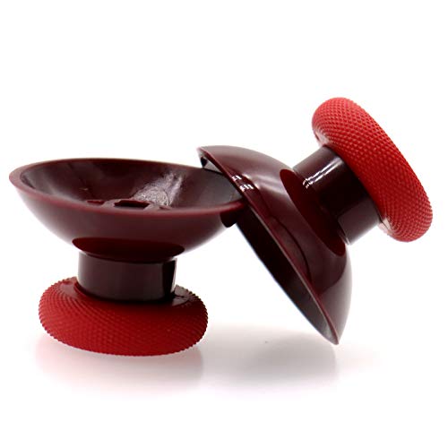 Image of Deal4GO 2-Pack OEM Thumbsticks Concave Analog Replacement for Xbox one Controller Joystick Thumb Grips (Red)