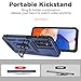for Galaxy A15 5G Phone Case,Samsung Galaxy A15 5G Case,with Screen Protectors and Camera Cover,[Military Grade] 16ft.Drop Tested Cover with Magnetic Kickstand Protective Case for Samsung A15 5G, Blue