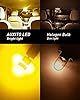 AUXITO 194 LED Light, Amber Yellow 168 2825 W5W T10 Wedge 24-SMD 3014 Bright Chips LED Replacement Light Kit Error Free for Car Dome Map Door Parking Marker License Plate Lights, Pack of 10 #3