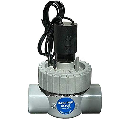 Suinga ELECTROVALVULA RIEGO PVC 1' tapa roscada Rainpro. Funciona con programadores eléctricos de cualquier marca del mercado.