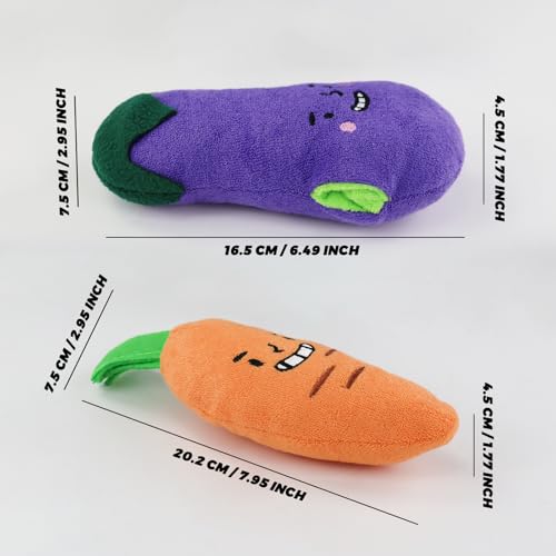 Juguete mordible y sonoro para perros pequeños de peluche miniatura 3