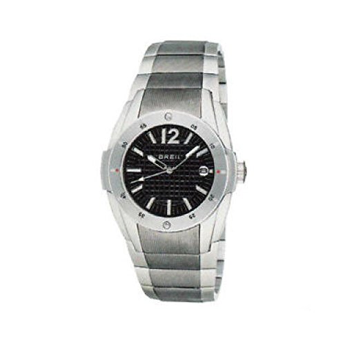 Breil Homme BW0134 montre de luxe abordable avec cadran chronographe noir