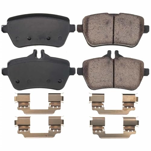 Image of PowerStop Rear Brake Pads for Mercedes-Benz S560 2021 - Z17 Ceramic Brake Pads with Installation Hardware, 17-1689N