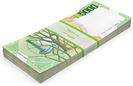 Scratch Cash 100 x ₤ 5.000 Lira Play Money (Real Size) - Image 5