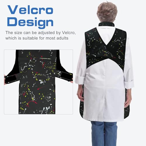 Image of 0.5mmPb Lead Apron with Thyroid Shield Collar - Xray Apron for X-Rays (Black)