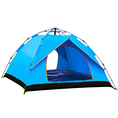Tente pop-up 3-4 personnes montage rapide contre la pluie pour camping et voyage