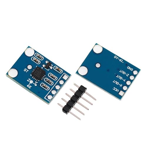 GERUI 2 Stück GY-61 ADXL335 3-Axis Accelerometer Angular Transducer Sensor,Analog Output 3-5V Sensor Modul kompatibel mit Arduino