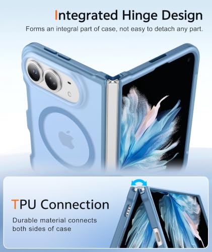 Image of FNTCASE for Phone 2026 Ultra Case /Phone Fold Phone Case Light Blue