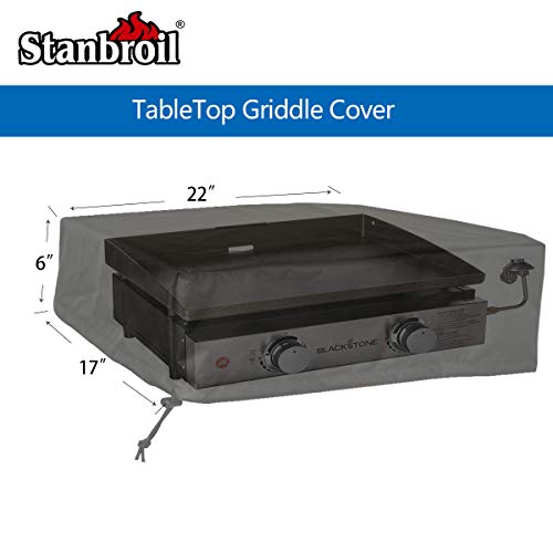 Stanbroil Heavy Duty Griddle Cover, Fits Blackstone 22” /17" Table Top Griddle Without Hood, 600D Polyester, Replacement for Blackstone 1724, - Image 3