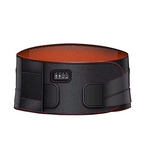 JHKGY Abrigo De Cintur�n De Cintura De Calefacci�n El�ctrica,Cinturones T�rmicos Lumbares Y Almohadillas T�rmicas,con Masaje Vibratorio Y Funciones De Calentamiento, Adecuado para Hombres Mujeres,L