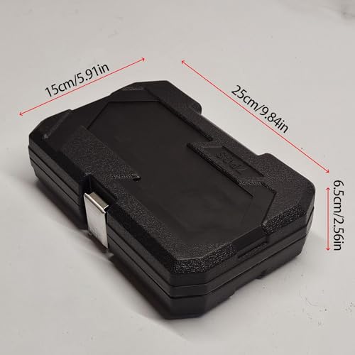 Douille rotative 3/8 magnétique à paroi mince de précision