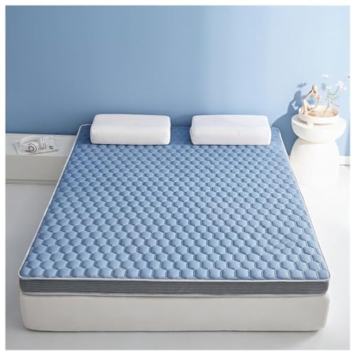 Colchón grueso plegable de espuma viscoelástica y látex con soporte de palma de coco 3D, solución de sueño máxima comodidad para dormitorio, hogar, todas las edades