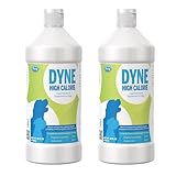 PetAg Dyne High Calorie Liquid Nutritional Supplement for Dogs and Puppies - with Multivitamins for Recovery and Nursing - Vanilla Flavor - 2 Pack of 16 fl oz Bottles
