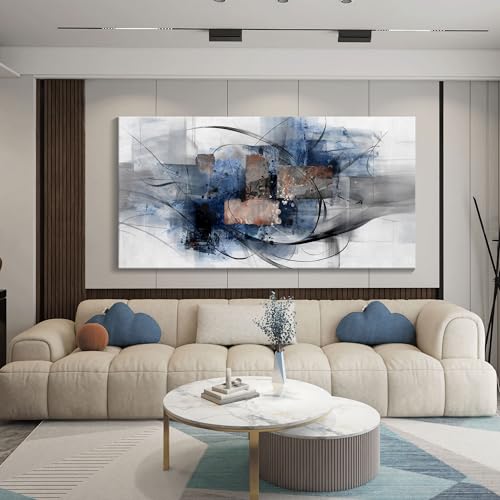 Mofutinpo Black and Blue Wall Art