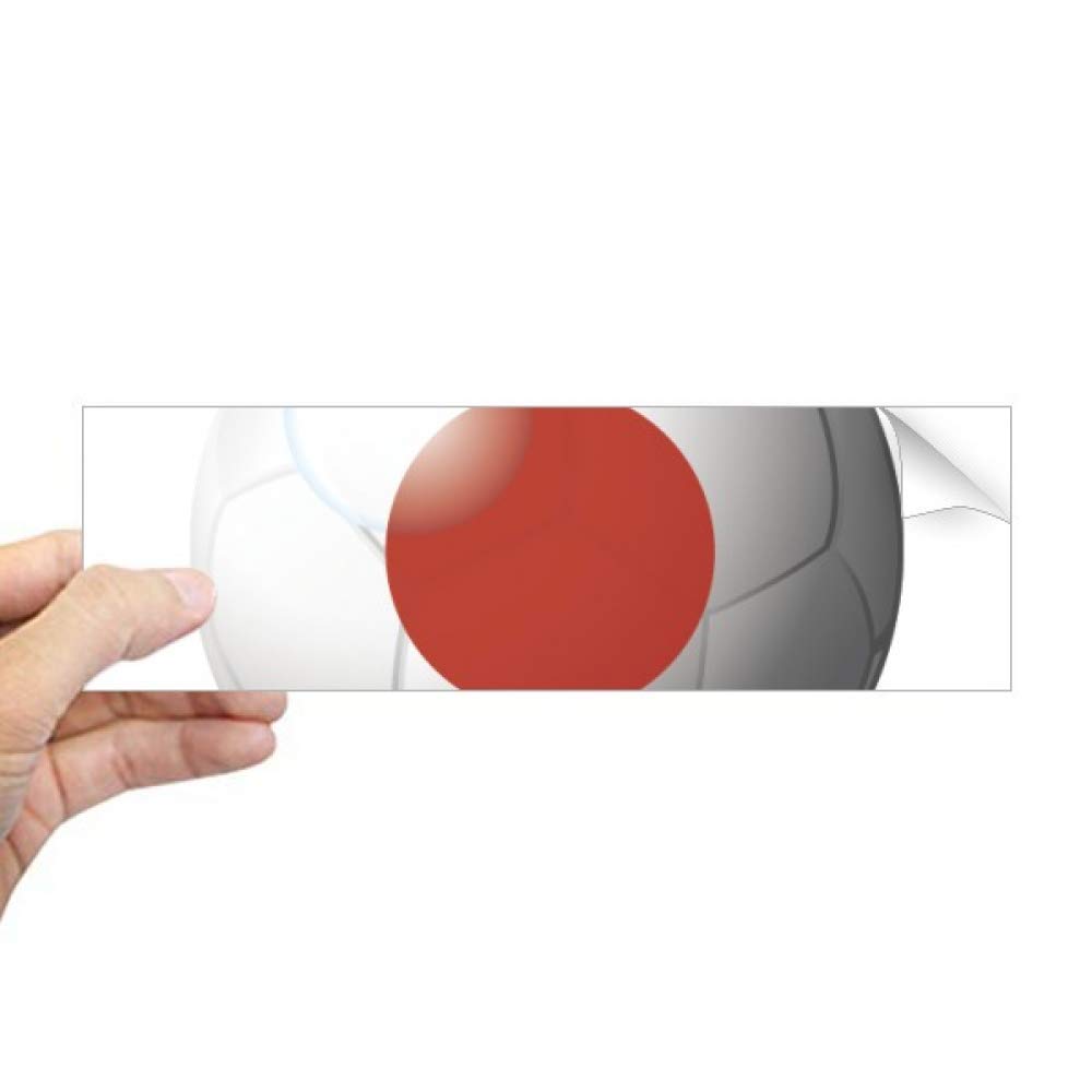 Sticker drapeau du Japon football pour fenetre de salon deco de supporter de match