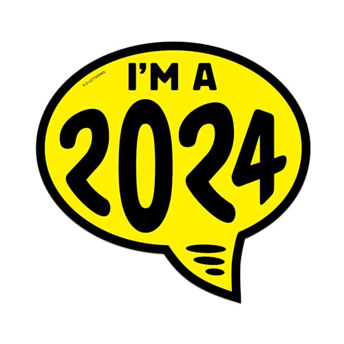 Image of Ez-line Vinyl Year Slogan Bubbles 1 Dozen Windshield Decal Stickers Car Lots Dealership Numbers 7.5 x 9.5 Inch Waterproof Vinyl Easy On Off Automotive (2024)