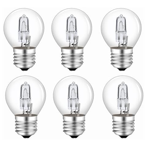 42W Dimmable E27 Halogen Golf Ball Bulb Cover