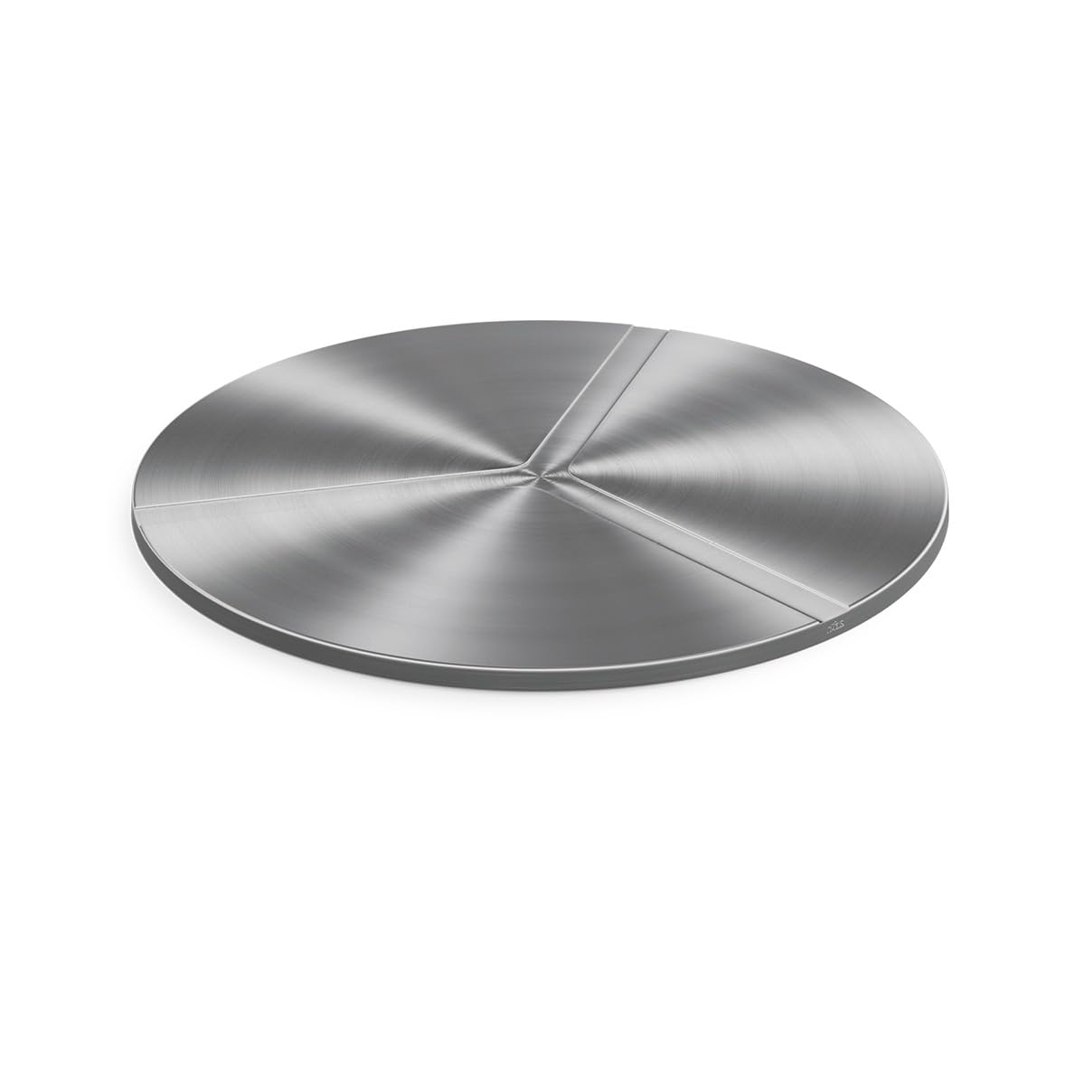 höfats - Coperchio BOWL 70 – Copertura per braciere per evitare scintille – antiscivolo e resistente alle oscillazioni, il coperchio curvo impedisce l'accumulo di acqua – in acciaio inox spazzolato