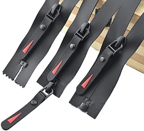 Cerniere, Cerniera di Ricambio Two Way Zip，Zip for Jacket，Open Zipper Open-Ended Zip Fasteners,Coil Zippers,Invisible 10Pcs Metal Zipper, 4# Zippers Jeans Zippers for DIY Sewing(18cm)