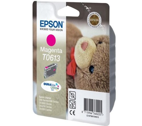 Cartouche Epson T0613 Magenta C13T06134010 pour les photos de famille sur DX 4850 Plus