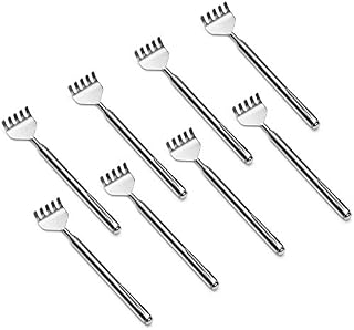 Claw Back Scratcher Extendable, Metal Portable Telescopic Backscratchers 8 Pack