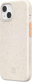Incipio Organicore Series Case for iPhone iPhone 13 (6.1"), 100% Certified Compostable with 14 ft (4.3m) Drop Protection - Natural/Peach (IPH-1936-NTL)