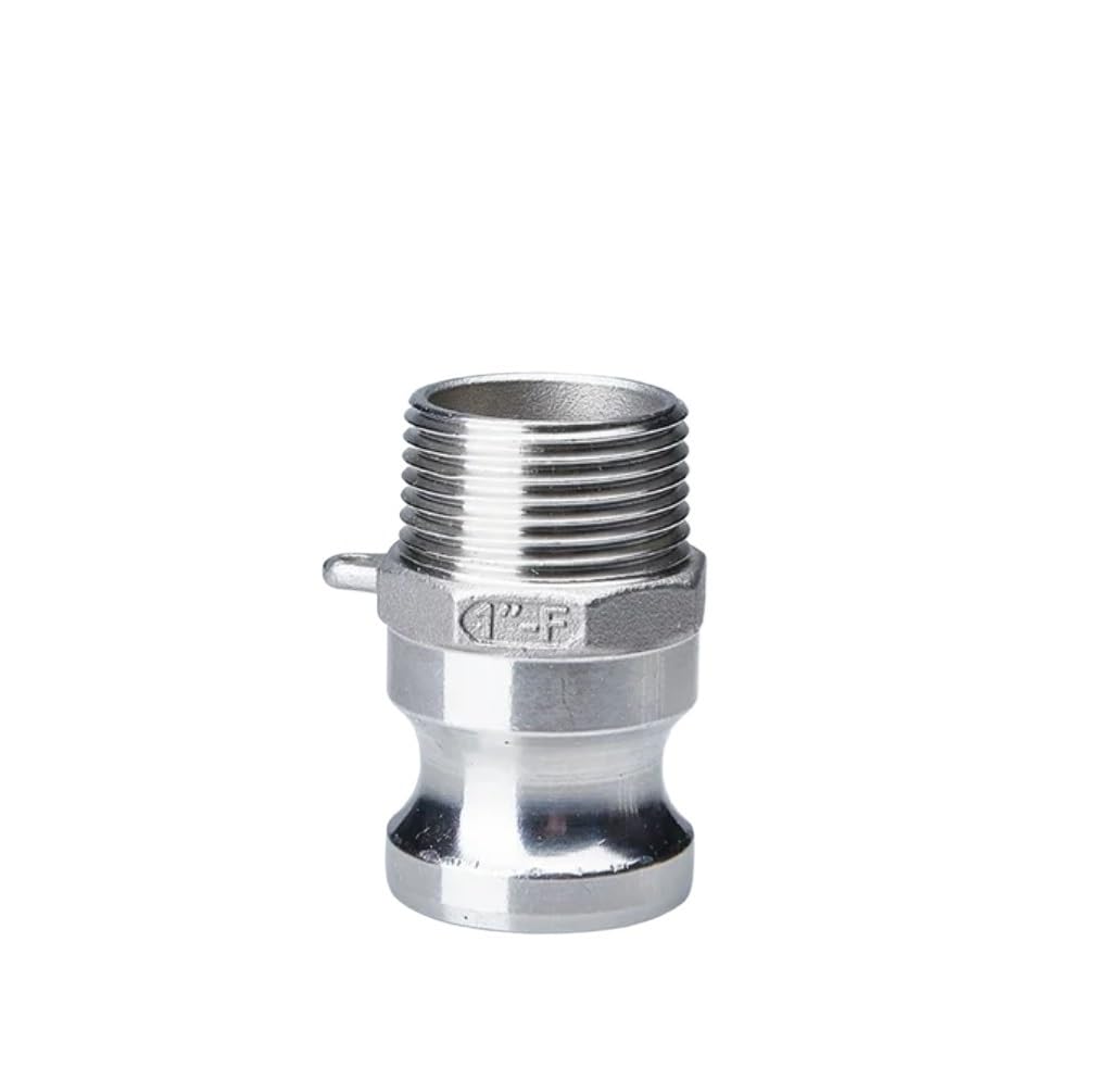 1pc 1/2" 3/4" 1“ 304 Stainless Steel Garden Sprinkler Camlock Fitting Adapter Barb Camlock Quick Disconnect for Hose Pumps Fittings(F,1-1/2")