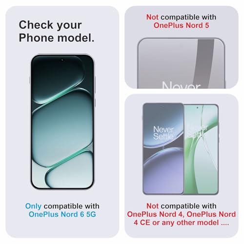 Image of Military-Grade Gorilla Tempered Glass For OnePlus Nord 6 (6.78 Inch) With Installation Kit | Edge to Edge Coverage | Black