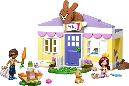 Image of LEGO Friends Heartlake City Bunny Hotel - 2 Minidolls and 2 Toy Bunny Figures - 42679
