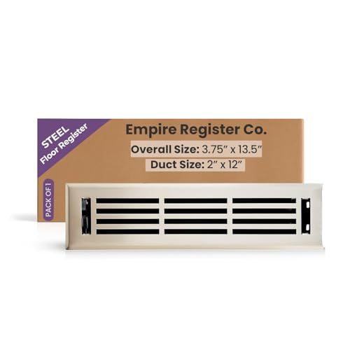 EMPIRE REGISTER CO Linear Design, Heavy Duty Floor Vent Covers,