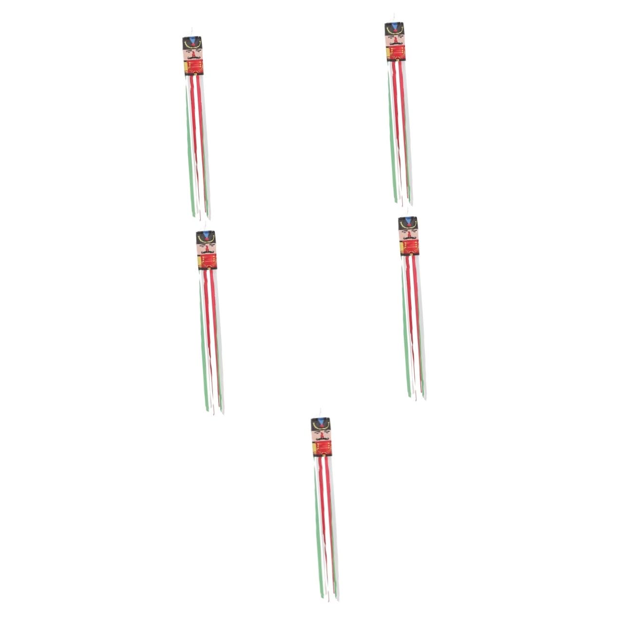Manche à air volante de Noël Casse-noisette, suspension extérieure en tissu polyester pour la cour
