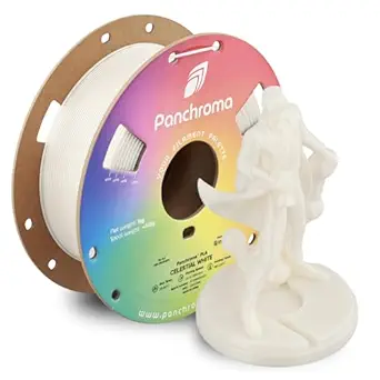 Polymaker Panchroma Celestial PLA Filament, Celestial White 1.75mm 3D Printing Filament, Shiny Glittering 3D Printer PLA Filament, Fit Most FDM 3D Printers, 1kg Spool (2.2lbs)