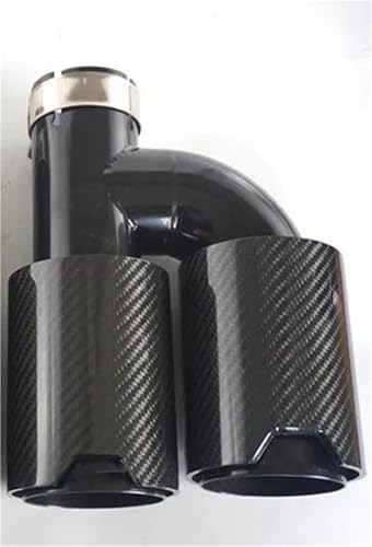 Embout d'échappement universel carbone style double H pour remplacer la sortie d'origine BMW