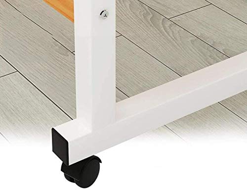 Mesa de noche sencilla elevable que transforma tu espacio de estudio con escritorio móvil 4