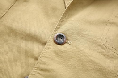 Men's Blazers Male Spring Autumn Cotton Solid Casual Blazers Men Clothing Outerwear Suit Jacket3