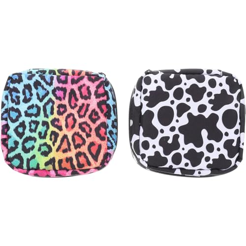 2 Bolsas Porta Toallas Menstruales Leopardo miniatura 1