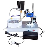 QuinteZhenTially Máquina Pulidora Piedras Preciosas Facetadas,Pulidora Joyas Facetadas Plana,Máquina Lapidaria120W 2800Rpm Pulidora,para Dentaduras Postizas Joyería Jade Tallas Madera A2