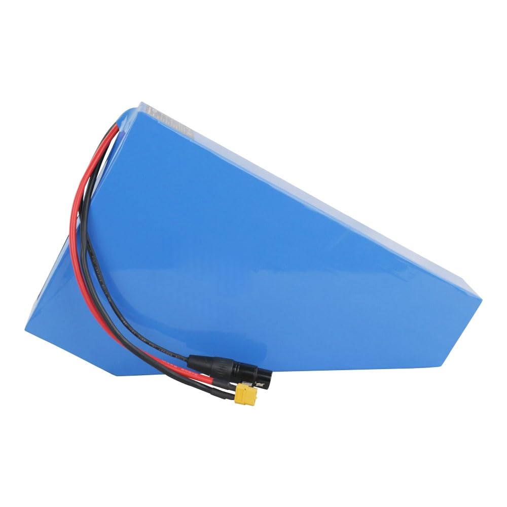 48V 20AH/36AH Puissant Triangle Lithium Ebike Batterie, 50A BMS, pour Max 48V 2000W Moteur, Comprend 5A Chargeur XT60 Connecteur (48V 20AH)