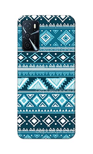 Image of PRINTFIDAA Coloured Tribal Pattern Hard Back Cover for Oppo A16 / Oppo A16s / Oppo A55 5G / Oppo A53s 5G Back Cover -(P6) KAT1008