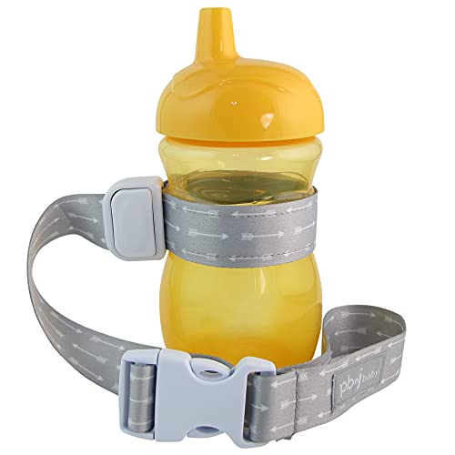 Image of PBnJ Baby SippyPal Sippy Cup Strap Holder Leash Tether (1 Gray Arrow)