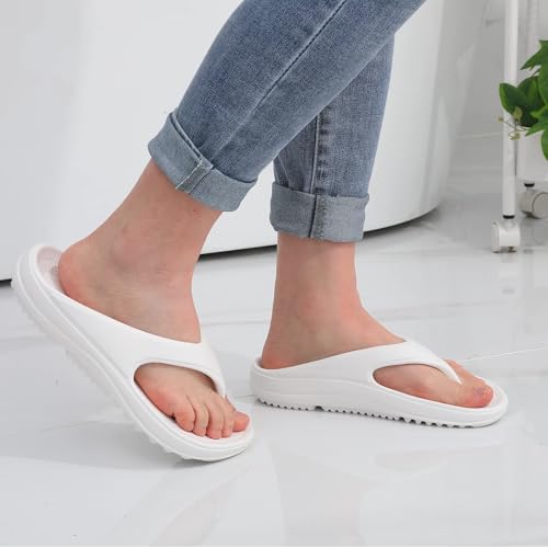 Image of shevalues Orthopedic Sandals for Women Arch Support Recovery Flip Flops Pillow Soft Summer Beach Shoes
