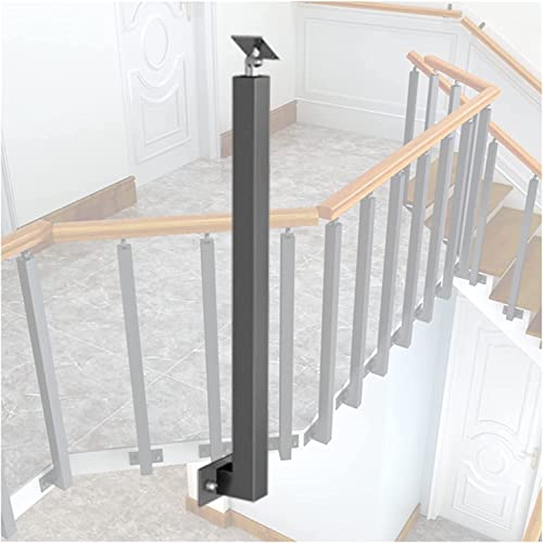 Balustres d'escalier en métal contre le manque de place, montage latéral de terrasse