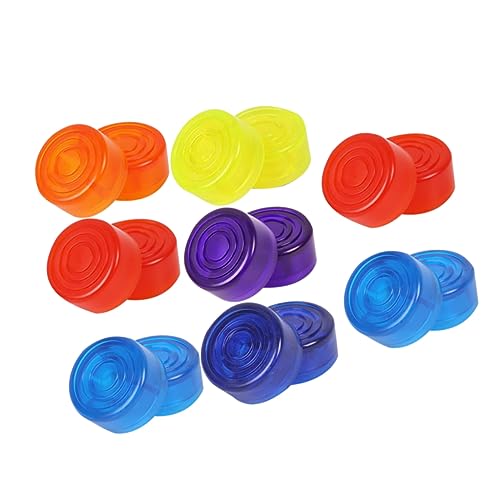 Wakauto Footswitch Guitar Cap Toe Protectors 16pcs Pedal Toppers for Guitar Effects
