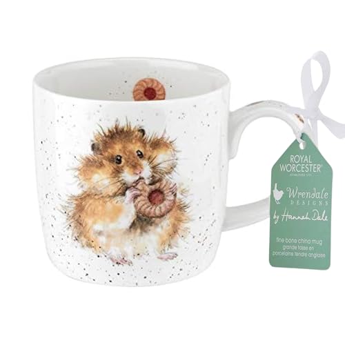 Royal Worcester Wrendale Designs Diet Starts Tomorrow 11oz Fine Bone China Mug