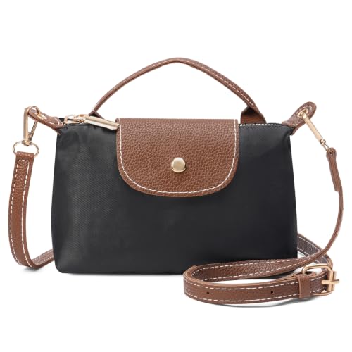 Image of RNIEGA Mini Crossbody Bag for Women Nylon Handbag Purses Phone Bags